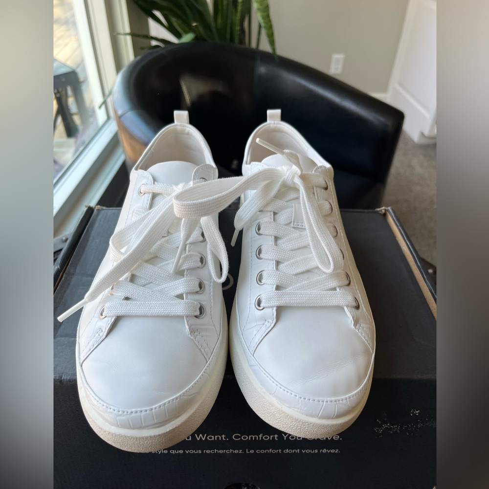 VEJA CAMPO LEATHER EXTRA WHITE ALMOND SNEAKERS 42.5 EU 11.5 - Picture 9 of 11
